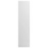 Armario de madera contrachapada blanco brillante 50x50x200
