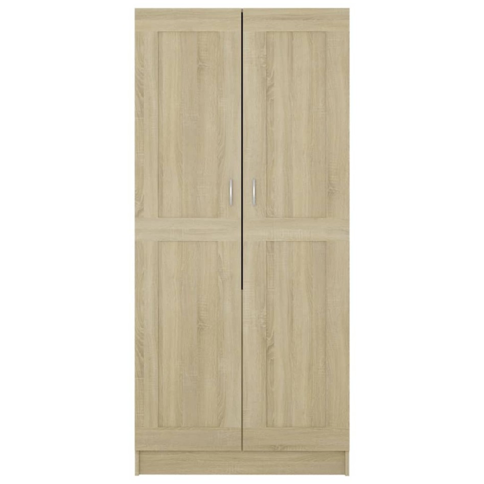 Armario de madera contrachapada color roble 82,5x51,5x180