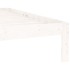 Estructura de cama madera maciza de pino blanca 140x200