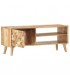 Mueble para TV de madera maciza de acacia, estilo vintage