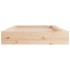 Estructura cama doble pequeña madera maciza 135x190