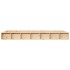 Estructura cama doble pequeña madera maciza 135x190