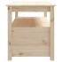 Mesa de centro de madera maciza de pino 102x49x55