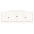 Aparador de madera maciza de pino blanco 164x37x68