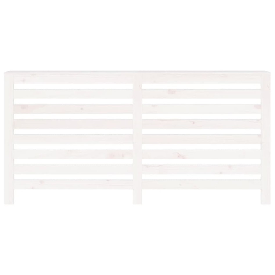 Cubierta de radiador madera maciza de pino blanco 169x19x84