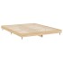 Estructura de cama madera de ingeniería roble Sonoma 160x200