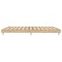 Estructura de cama madera de ingeniería roble Sonoma 160x200