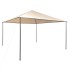 Cenador carpa con toldo 4x4 m acero