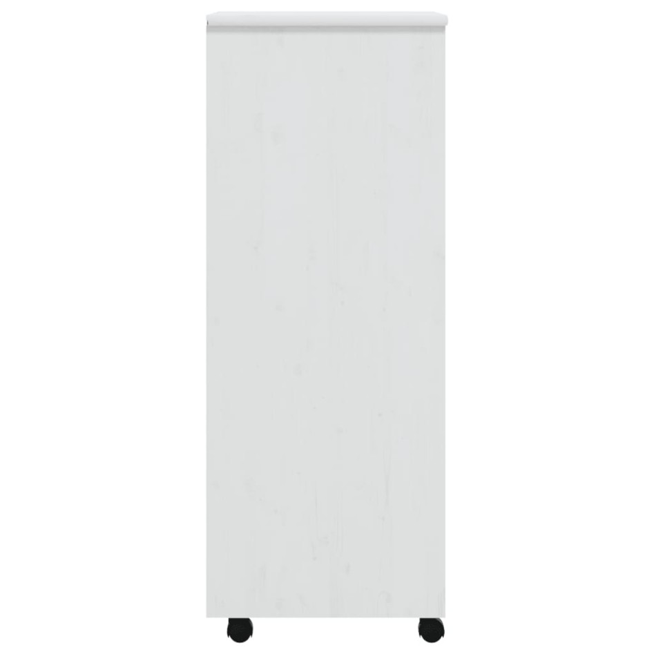 Cajonera con ruedas MOSS madera maciza de pino