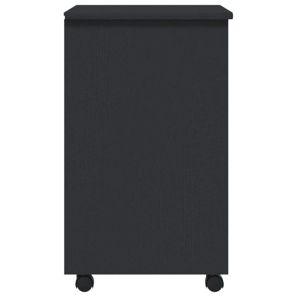 Cajonera con ruedas MOSS madera maciza de pino