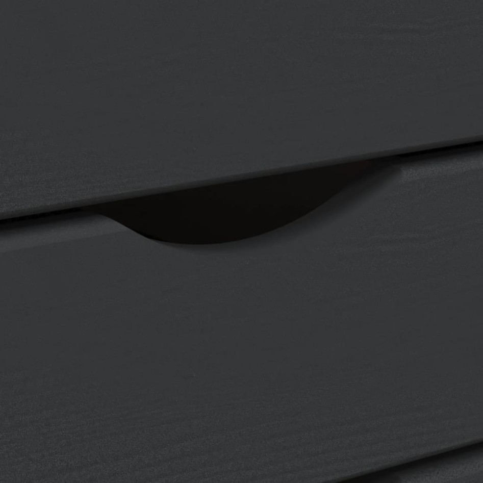 Cajonera con ruedas MOSS madera maciza de pino