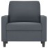 Sillón de terciopelo gris oscuro 60