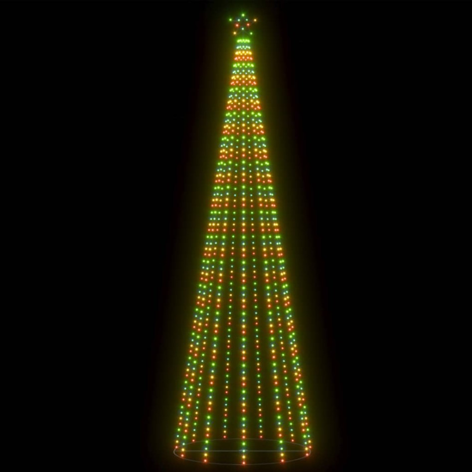Árbol de Navidad cónico 752 LEDs de colores 160x500