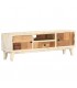 Mueble para la TV de madera maciza reciclada, estilo industrial