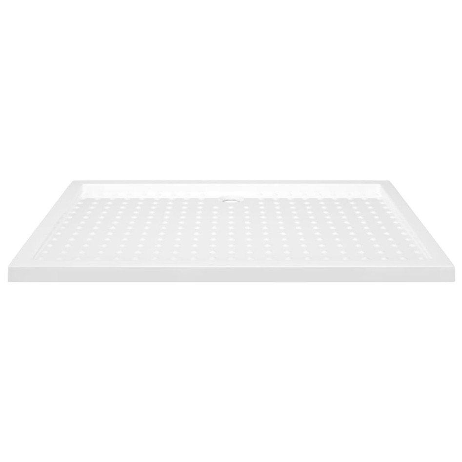 Plato de ducha con puntos ABS blanco 80x120x4