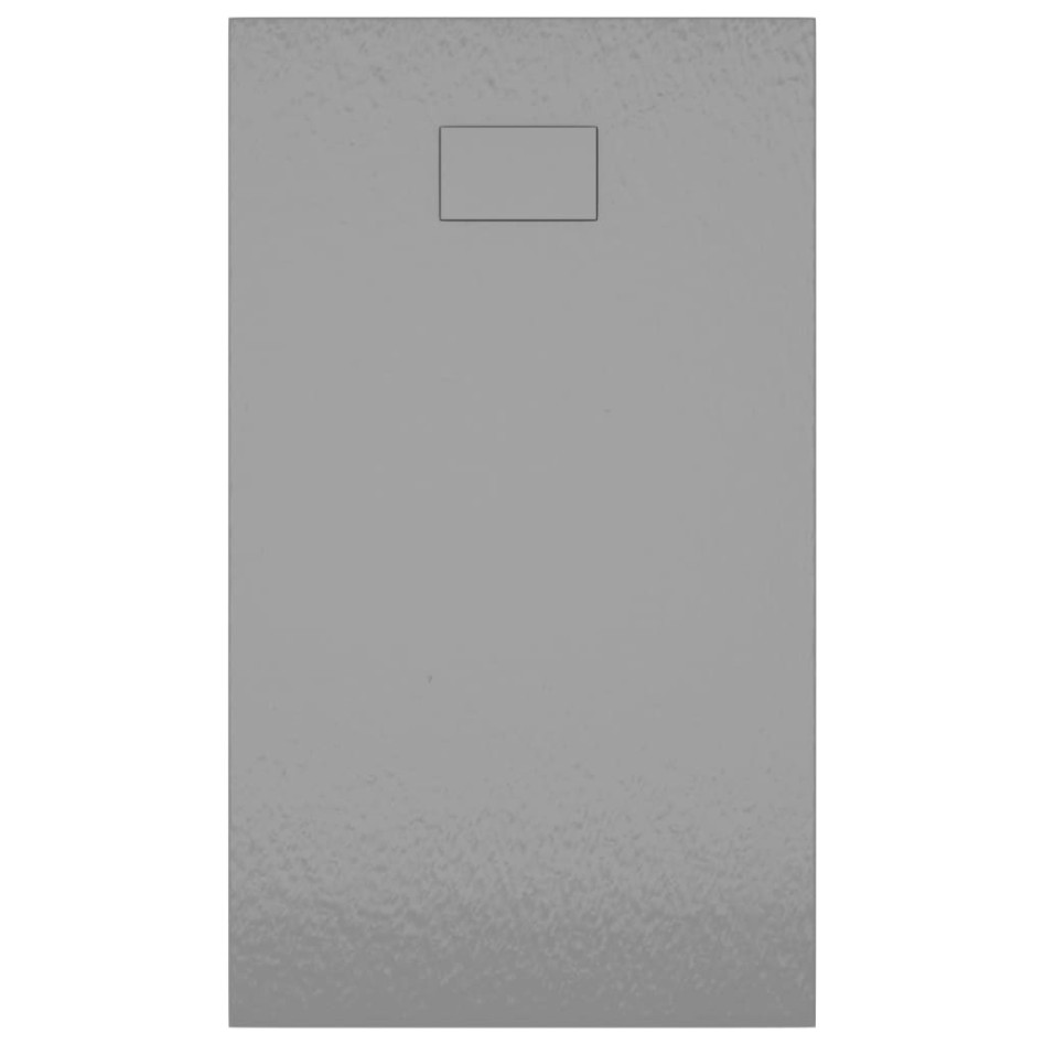 Plato de ducha SMC gris 120x70