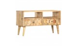 Mueble para la TV de madera maciza de mango bcn