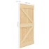 Puerta de madera maciza de pino 100x210