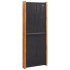Biombo divisor de 4 paneles negro 280x180