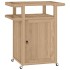 Carrito de bar madera maciza de teca 70x50x90