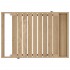 Carrito de bar madera maciza de teca 70x50x90