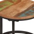 Mesas apilables 3 piezas madera maciza