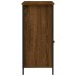 Aparador de madera de ingeniería marrón roble 100x35x75