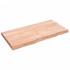 Estante pared madera roble tratada marrón claro 120x60x(2-6)