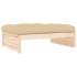 Taburete de jardín madera maciza de pino 120x80