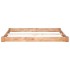 Estructura de cama de madera maciza de roble 140x200