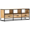 Mueble de TV de madera maciza de mango 120x30x45 cm