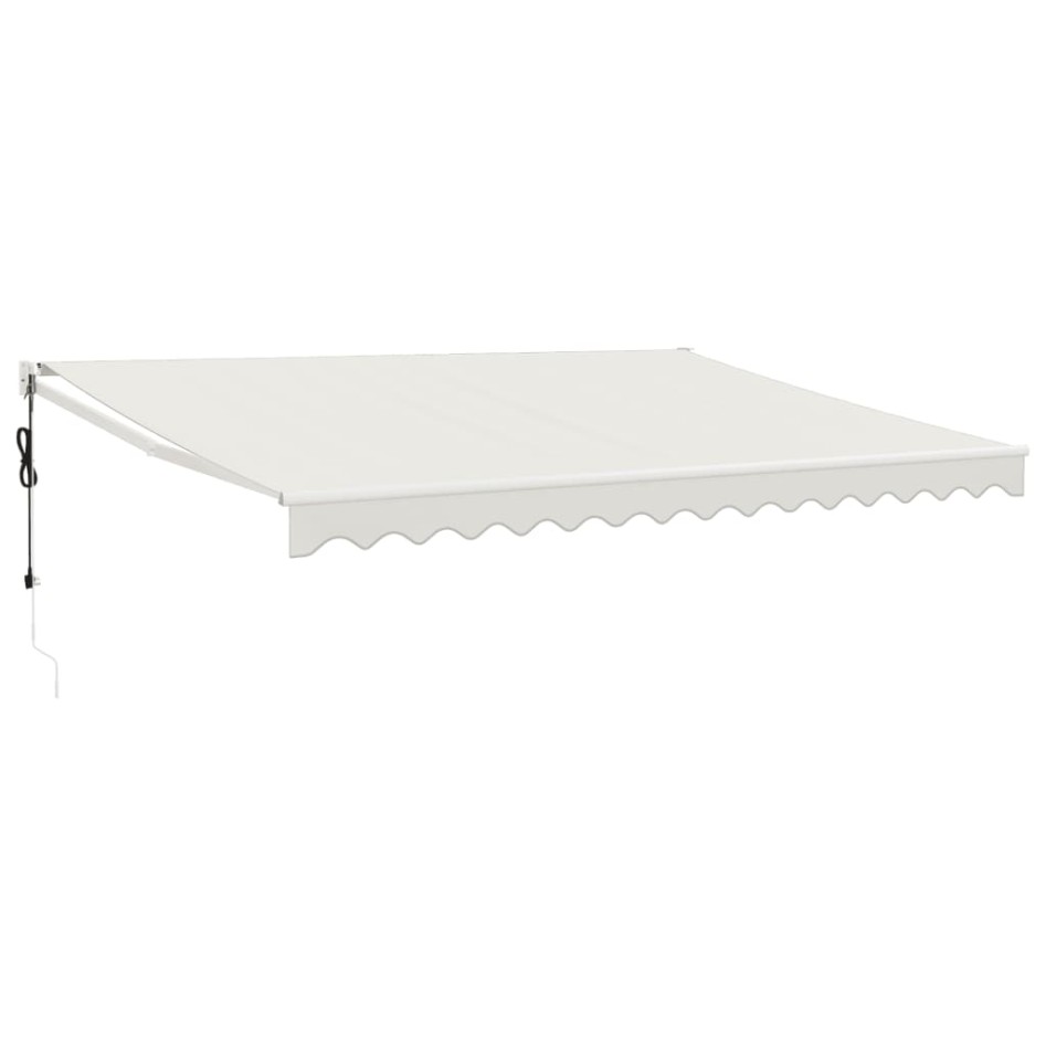 Toldo retráctil automático color crema 4,5x3