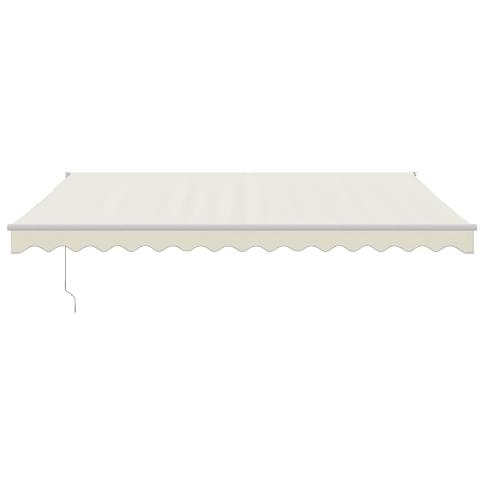 Toldo retráctil automático color crema 4,5x3