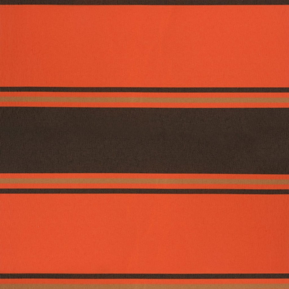Toldo retráctil automático naranja y marrón 3x2,5