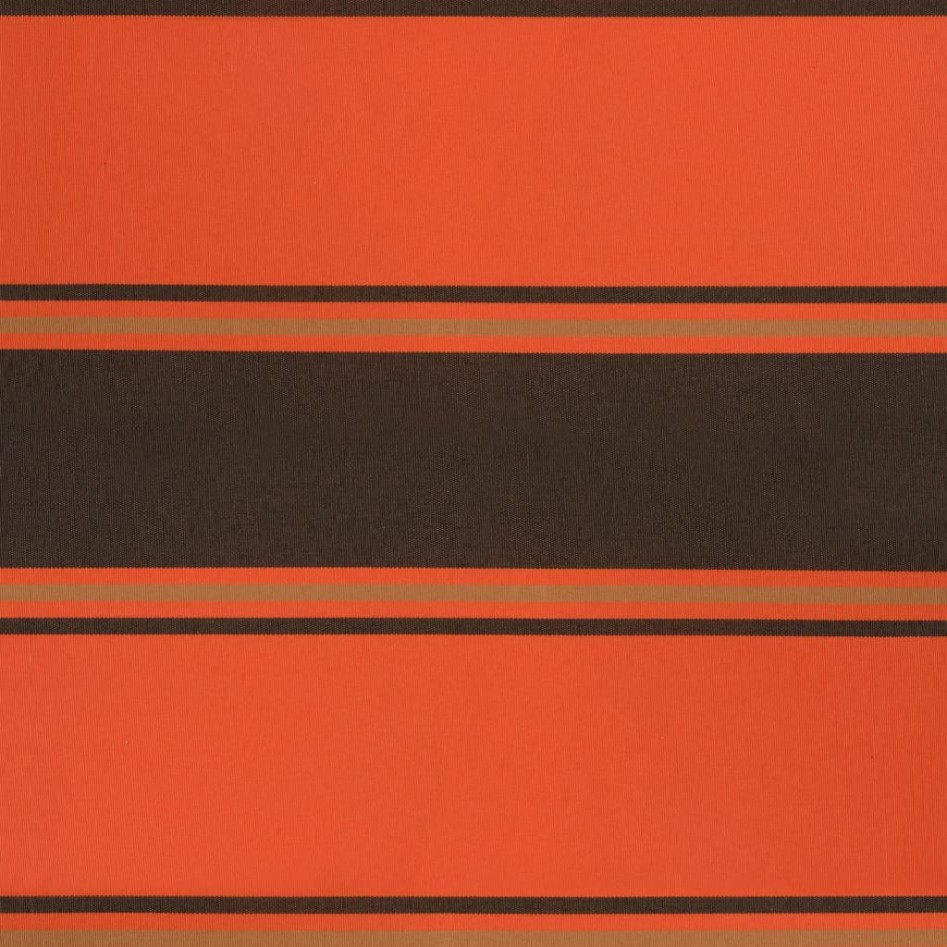 Toldo retráctil automático naranja y marrón 4x3