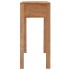 Mesa consola de madera maciza de teca 110x35x75