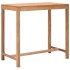 Mesa alta de jardín madera maciza de teca 110x60x105
