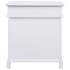 Mueble zapatero de madera de Paulownia blanco 50x28x58