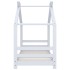 Estructura de cama infantil madera maciza pino blanco 70x140
