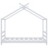 Estructura de cama infantil madera maciza pino blanco 70x140