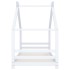 Estructura de cama infantil madera maciza pino blanco 90x200