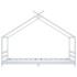 Estructura de cama infantil madera maciza pino blanco 90x200