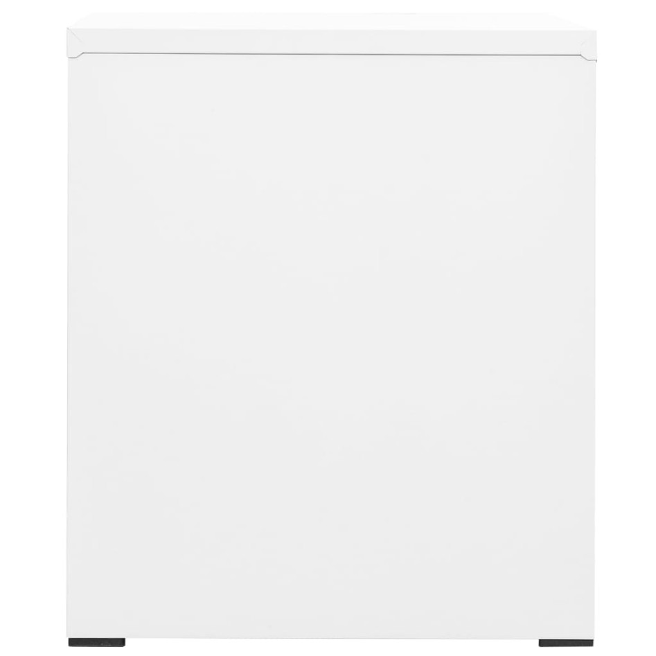 Armario archivador de acero blanco 46x62x72,5