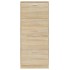 Mueble zapatero madera contrachapada color roble 59x17x150