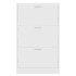 Mueble zapatero madera contrachapada blanco 63x24x103