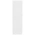 Armario de madera contrachapada blanco 80x52x180