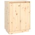 Armario zapatero de madera maciza de pino 60x35x80