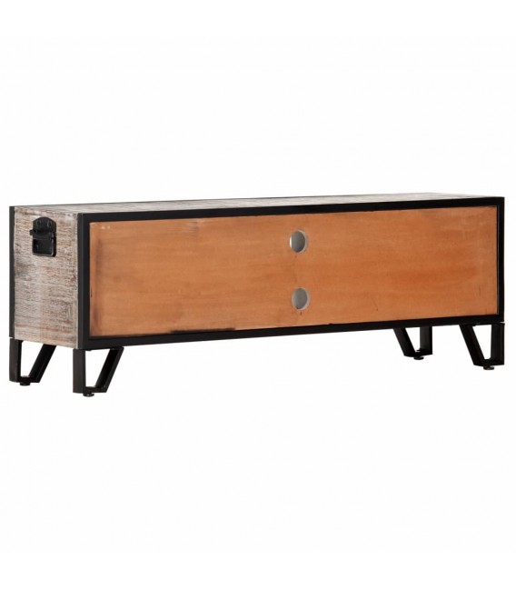 Mueble para TV con 4 cajones de madera maciza de acacia New