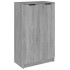 Mueble zapatero madera contrachapada gris Sonoma 59x35x100