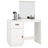 Mesa tocador de madera maciza de pino blanca 95x50x134